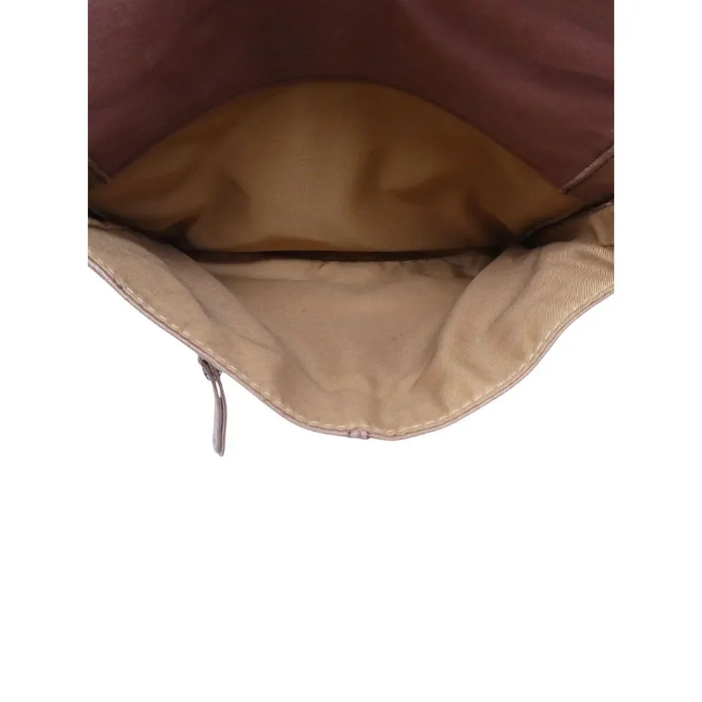 The Sak Ventura Brown Leather Convertible Backpack Messenger Bag Crossbody